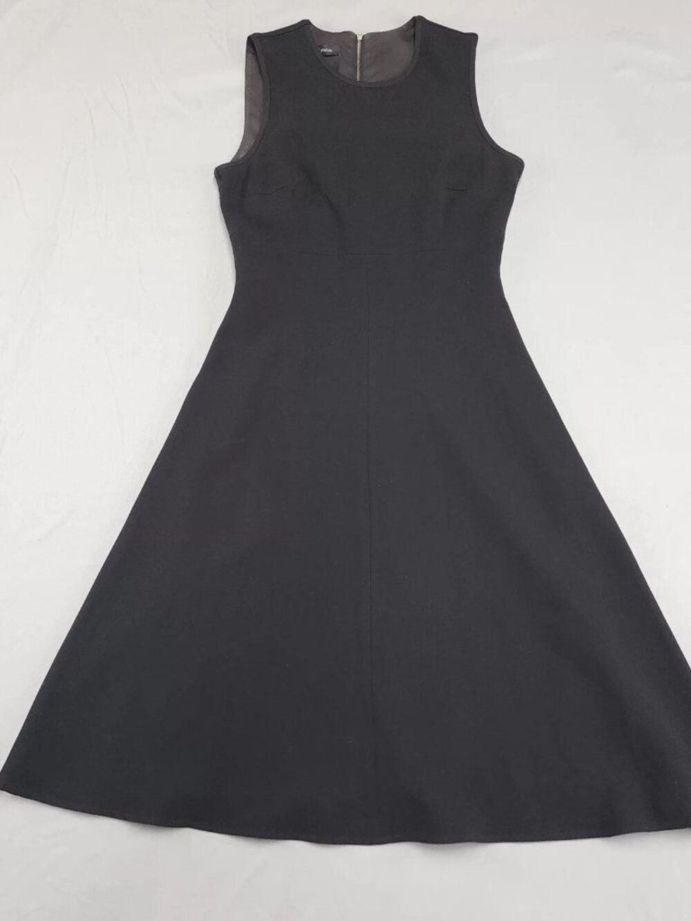 Judith & Charles Black A-Line Fit & Flare Midi Dress S 4 Sleeveless